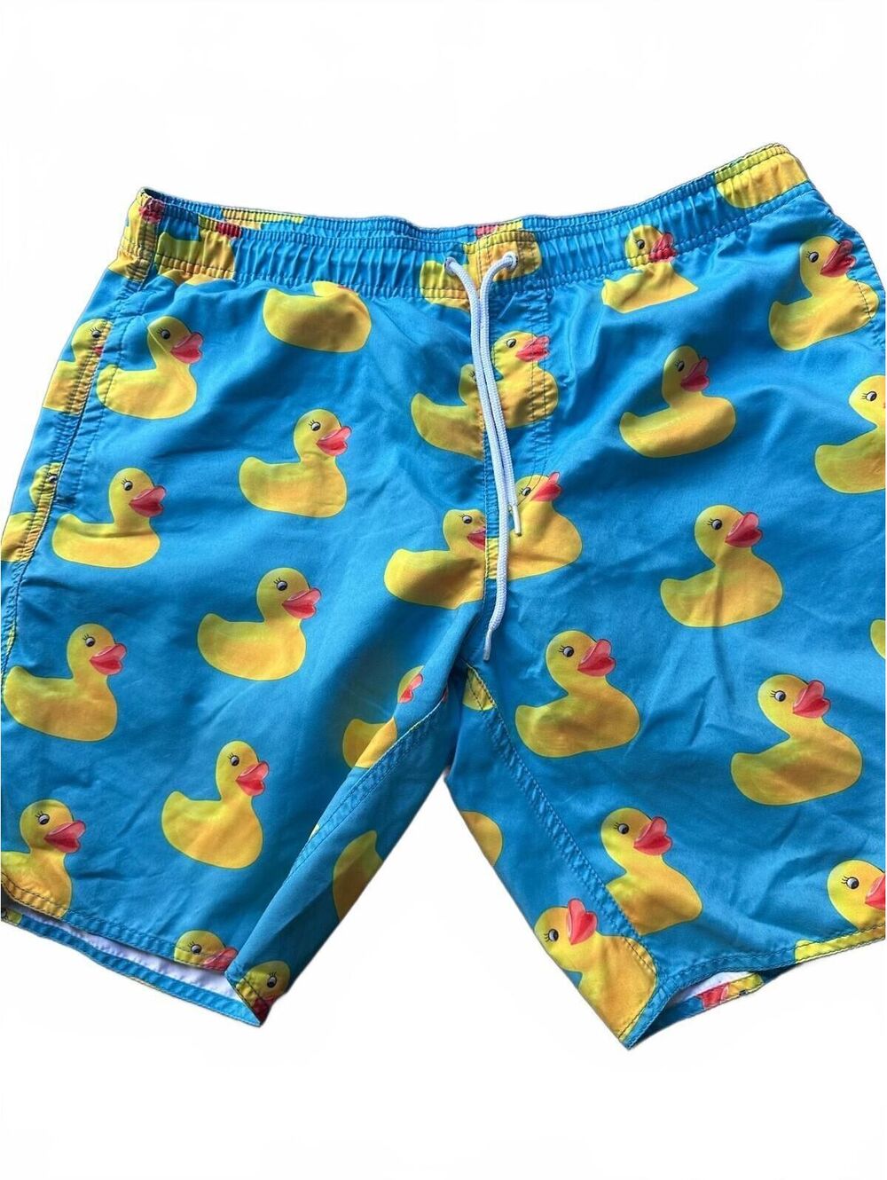 Neff Rubber Ducky Swim Trunks Blue Men's L